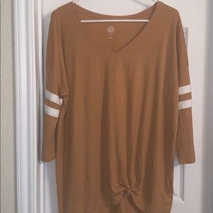 Baseball style shirt